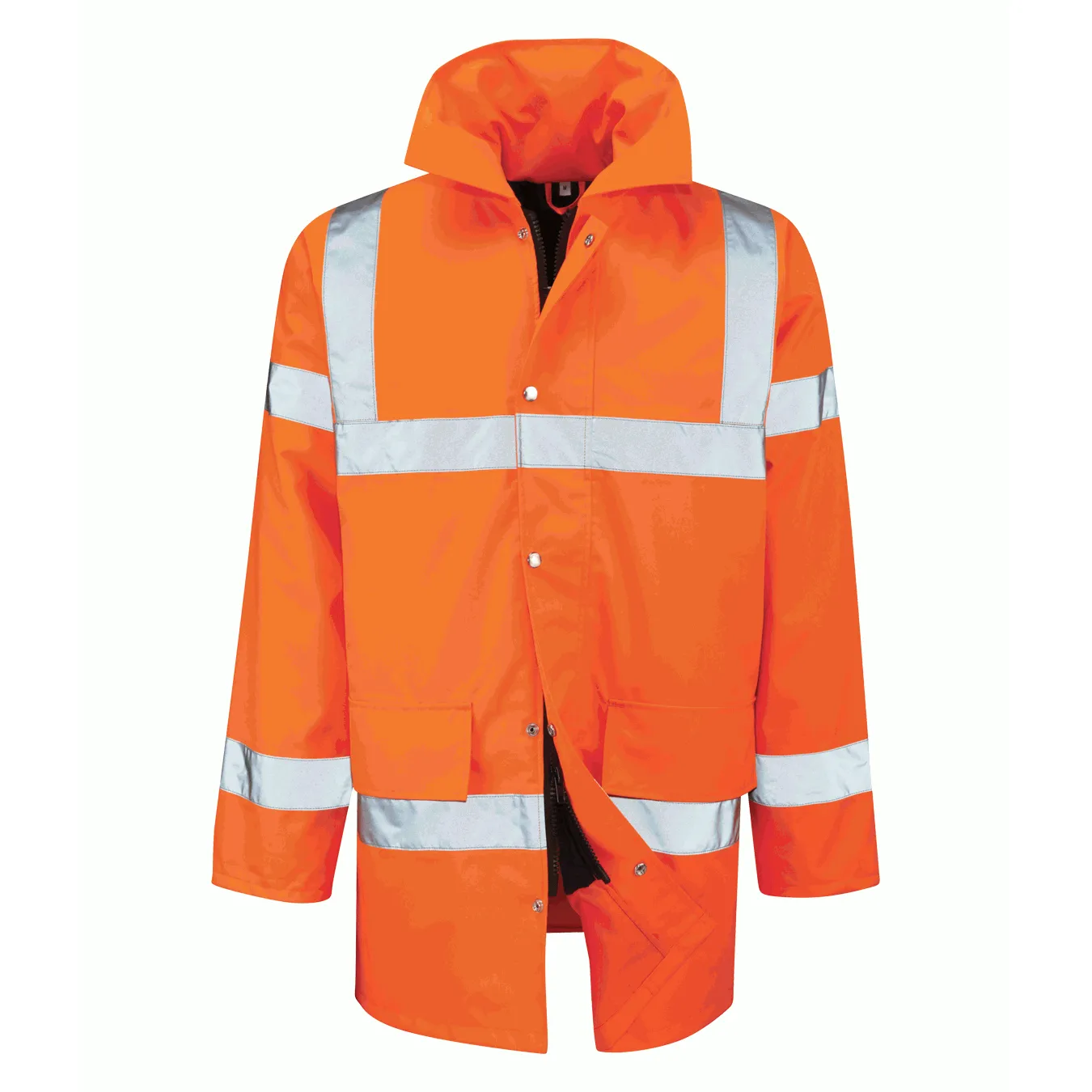 Tristan: Orange 3/4 Lenght Jacket
